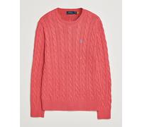 Polo Ralph Lauren Cotton Cable Pullover Pale Red Rot XXL