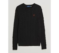 Polo Ralph Lauren Cotton Cable Pullover Polo Black Schwarz S