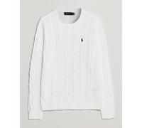 Polo Ralph Lauren Cotton Cable Pullover White Weiß L