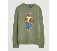 Polo Ralph Lauren Cotton/Cashmere Bear Sweater Lovette Heather Grün M