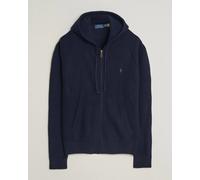 Polo Ralph Lauren Cotton/Wool Full-Zip Hoodie Hunter Navy Blau XL