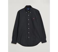 Polo Ralph Lauren Custom Fit Garment Dyed Oxford Shirt Black Schwarz M
