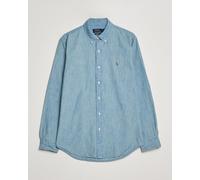 Polo Ralph Lauren Custom Fit Shirt Chambray Washed Blau S