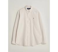 Polo Ralph Lauren Custom Fit Striped Oxford Shirt Camel/White Beige M