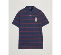 Custom-Slim-Fit Poloshirt mit Polo Bear L Blue