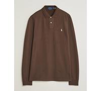 Polo Ralph Lauren Regular Fit Poloshirt aus reiner Baumwolle in Dunkelbraun, Größe M