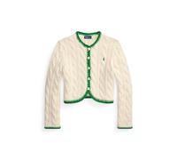 Polo Ralph Lauren Damen Cardigan mit Zopfmuster, creme, Gr. XS