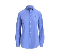 Polo Ralph Lauren Damen Hemdbluse Slim Fit, blau, Gr. 34
