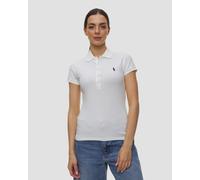 Polo Ralph Lauren Regular Fit Poloshirt aus Baumwoll-Mix Modell 'JULIE' in Weiss, Größe M