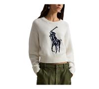 Polo Ralph Lauren Damen Pullover aus Baumwolle, weiss, Gr. XL