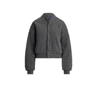 Polo Ralph Lauren Damen Strickblouson aus Wolle und Kaschmir, grau, Gr. L