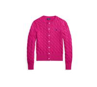 Polo Ralph Lauren Damen Strickjacke aus Baumwolle, pink, Gr. S