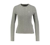 Polo Ralph Lauren Damen Strickpullover aus Baumwolle, grau, Gr. XS