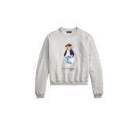 Polo Ralph Lauren Damen Sweatshirt mit Polo Bear, grau, Gr. L