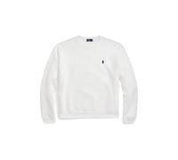 Polo Ralph Lauren Oversized Sweatshirt mit Logo-Stitching in Weiss, Größe XL
