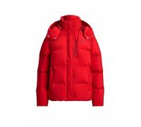 Polo Ralph Lauren Steppjacke mit Logo-Stitching und Brusttasche in Rot, Größe L