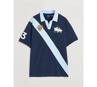Polo Ralph Lauren Diagonal Striped Polo Newport Navy Blau XL