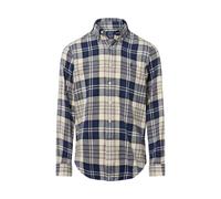 Kariertes Custom-Fit Flanellhemd M Blue