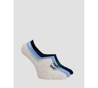 Polo Ralph Lauren Underwear Füßlinge mit Label-Detail im 3er-Pack in Royal, Größe 40-46