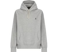 Polo Ralph Lauren Hoodie mit Label-Stitching in Hellgrau Melange, Größe L