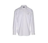 Polo Ralph Lauren Custom Fit Striped Oxford Shirt Purple Lila S