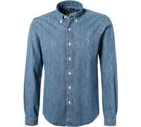 Polo Ralph Lauren Hemden Herren Regular Fit Langarm blau, 3XL