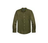 Polo Ralph Lauren Herren Leinenhemd Slim Fit, oliv, Gr. M