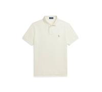 Polo Ralph Lauren Herren Poloshirt Custom Slim Fit Kurzarm, offwhite, Gr. L