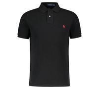 Polo Ralph Lauren Herren Poloshirt Custom Slim Fit Kurzarm, schwarz, Gr. M