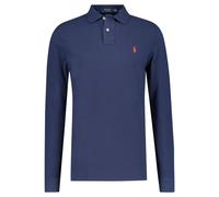 Polo Ralph Lauren Herren Poloshirt Custom Slim Fit Langarm, marine, Gr. S