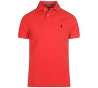 Polo Ralph Lauren Herren Poloshirt Custom-Slim-Fit Rot S