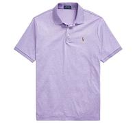 POLO RALPH LAUREN Herren-Poloshirt mit kurzen Ärmeln, Purple Heather with the Signature Mehrfarbig Pony, L