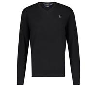 Polo Ralph Lauren Pullover PULL COL V AJUSTE EN COTON PIMA LOGO PONY PLAYER in Schwarz EU L