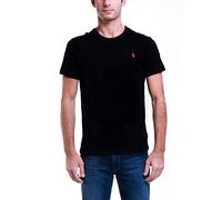 Polo Ralph Lauren Herren Slim Fit T-Shirt Tee - Shirts 710680785001, Einfarbig, Gr. X-Large, Schwarz (Rl Black A0060)