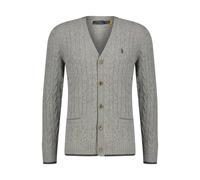 Polo Ralph Lauren Herren Strickjacke aus Wolle und Kaschmir, grau, Gr. M