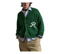 Polo Ralph Lauren Herren Strickjacke mit Leinen, grün, Gr. M