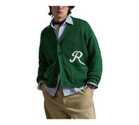 Polo Ralph Lauren Herren Strickjacke mit Leinen, grün, Gr. XL