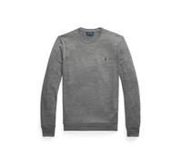 Polo Ralph Lauren Merino Crew Neck Pullover Fawn Grey Heather Grau XL