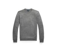 Polo Ralph Lauren Herren Strickpullover aus Wolle Slim Fit, grau, Gr. XXL