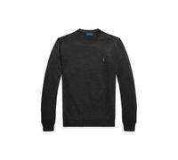 Polo Ralph Lauren Herren Strickpullover aus Wolle Slim Fit, schwarz, Gr. S