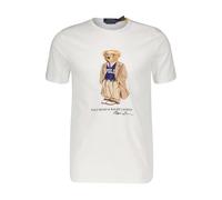 Polo Ralph Lauren Herren T-Shirt aus Baumwolle, weiss, Gr. XL