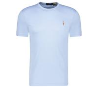 Polo Ralph Lauren Herren T-Shirt Custom Slim Fit, bleu, Gr. S