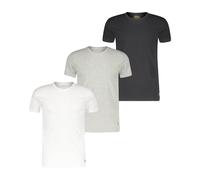 Polo Ralph Lauren 3-Pack Crew Neck Tee White/Black/Andover Heather Weiß L