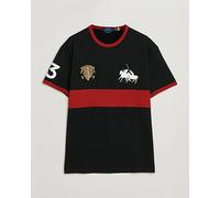Polo Ralph Lauren Jersey Logo T-Shirt Polo Black/Sweet Tomato Schwarz XL