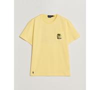 Polo Ralph Lauren Regular Fit T-Shirt aus reiner Baumwolle mit Rückenprint in Hellgelb, Größe XL