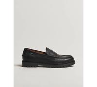 Polo Ralph Lauren Jett Penny Loafers Black Calf Schwarz EU44