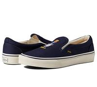 POLO RALPH LAUREN Keaton Polo Bear Canvas Sneaker, Navy Bear, 43 EU