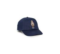 POLO RALPH LAUREN Klassische Sportmütze für Herren, aus Twill, Newport Navy W/Fa25 Bär, Einheitsgröße