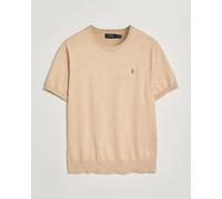 Polo Ralph Lauren Knitted Short Sleeve T-Shirt Camel Melange Beige XL