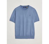 Polo Ralph Lauren Knitted Short Sleeve Tee Capri Blue Blau XL